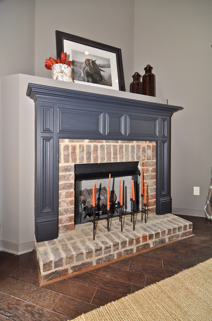 Signature Homes Fireplace at Hawk's Ridge klassisk-dagligstue