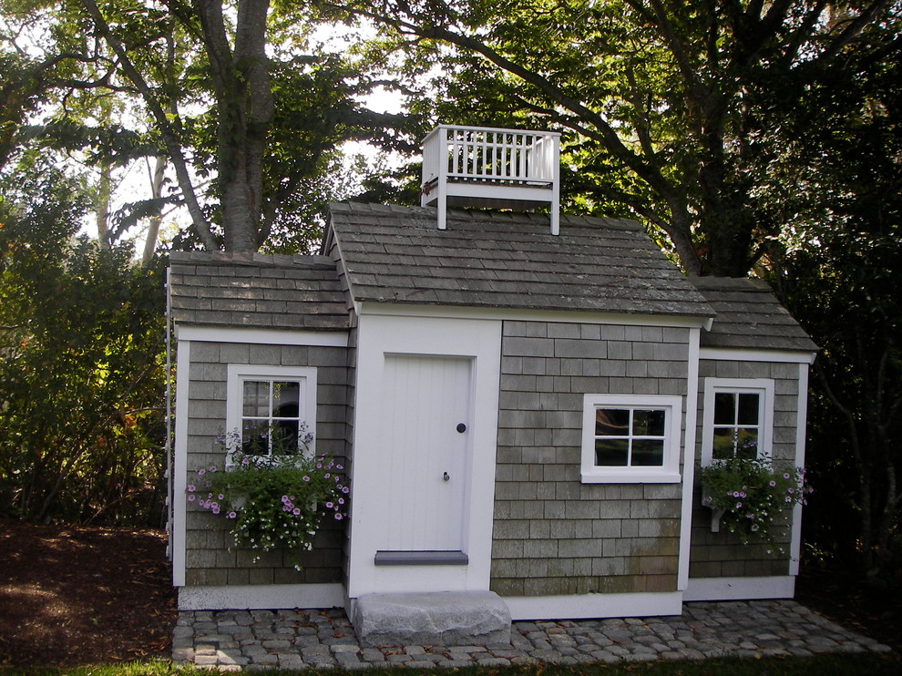 Design ideas for a beach style shed and granny flat in Boston.