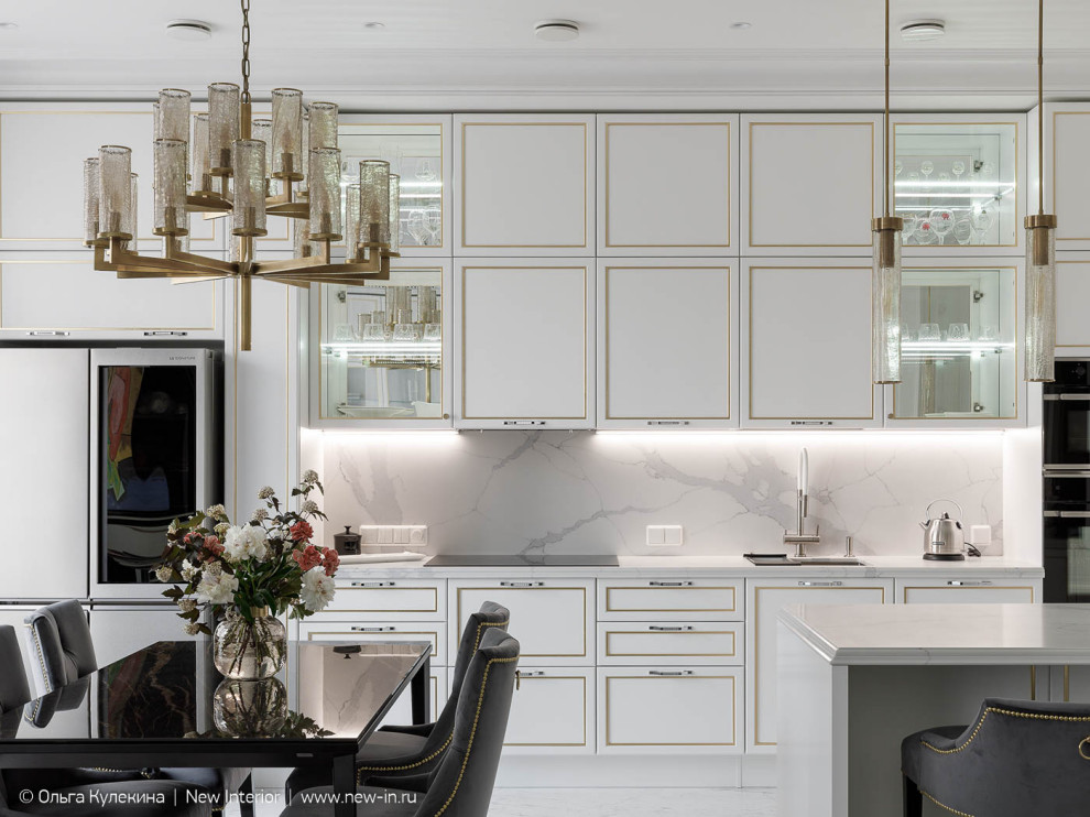 Квартира на Крестовском в стиле современная классика - 125 м²