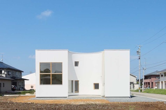 House in Kitakami moderno-fachada