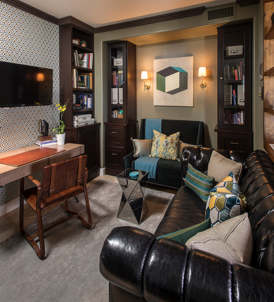 Home design - transitional home design idea in Phoenix
