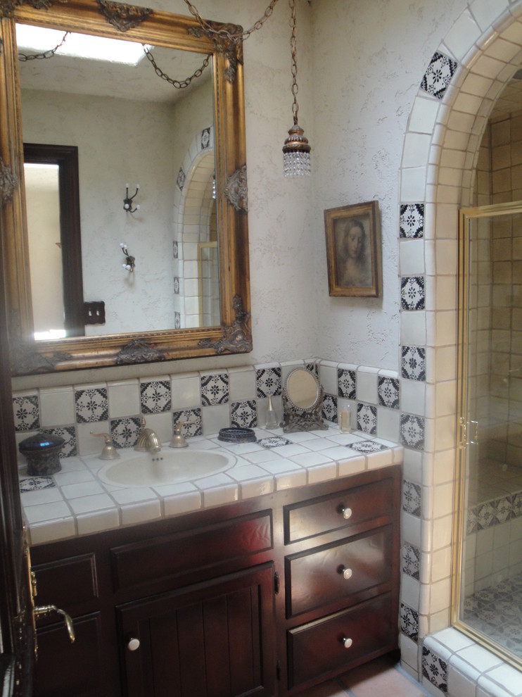 This is an example of a mediterranean bathroom in Orange County.