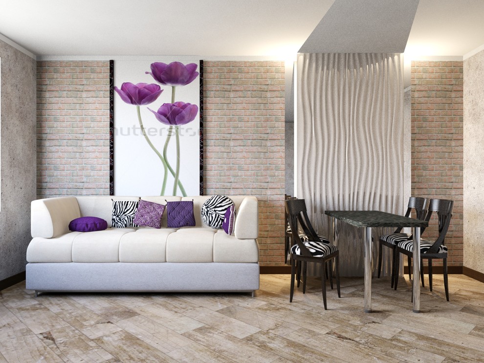 Варианты декора стены в гостиной