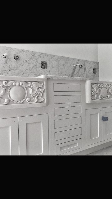 In Progress: Master Bath transitional