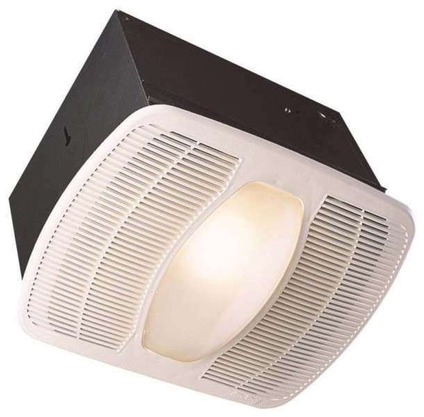 Ellipse Decorative 100 Cfm Ceiling Bathroom Exhaust Fan With Light And