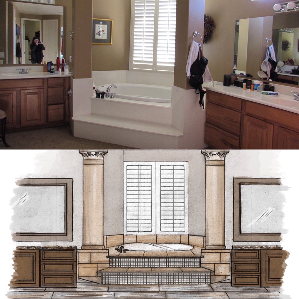 Master bathroom remodel - Our Design process!