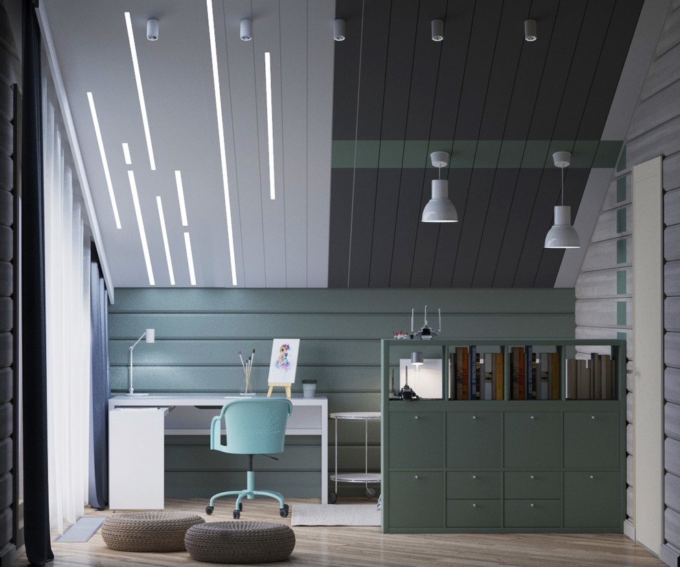 Интерьеры дома из бруса