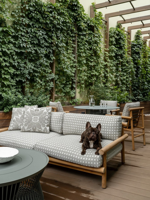Пентхаус на Полянке contemporary-terrace