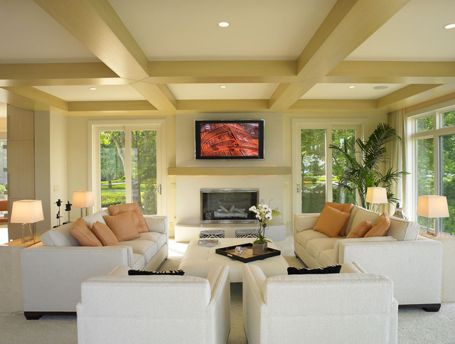 Vail Residence moderne-dagligstue