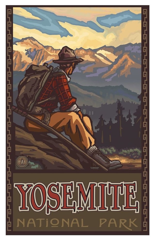 by Artist Paul A. Lanquist Yosemite National Park Art Print, 30