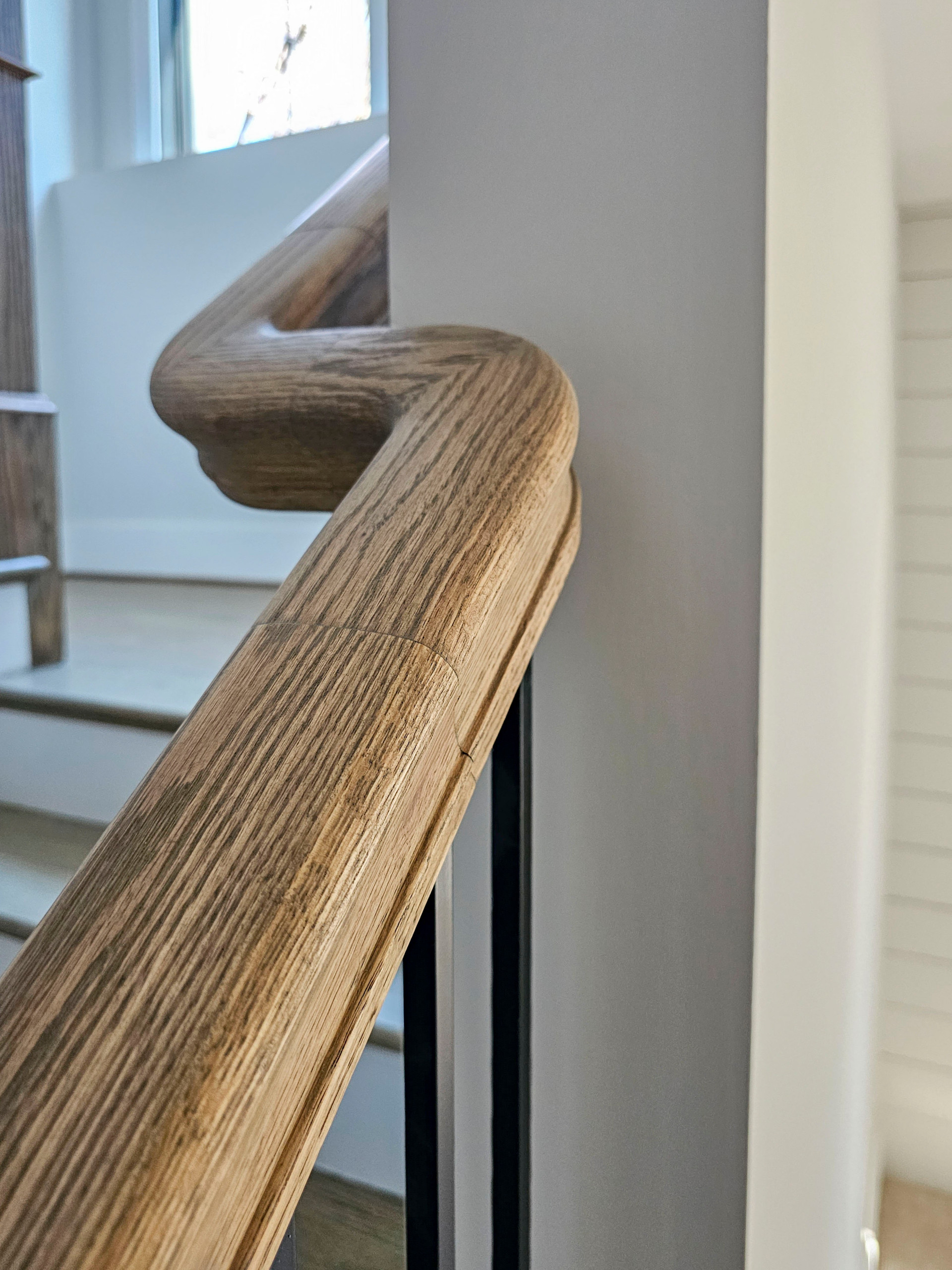 105_Modern and Bold U-Shaped Staircase, Vienna VA 22180