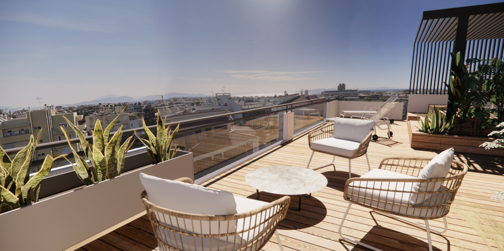 Roof terrace In Glyfada, Athens