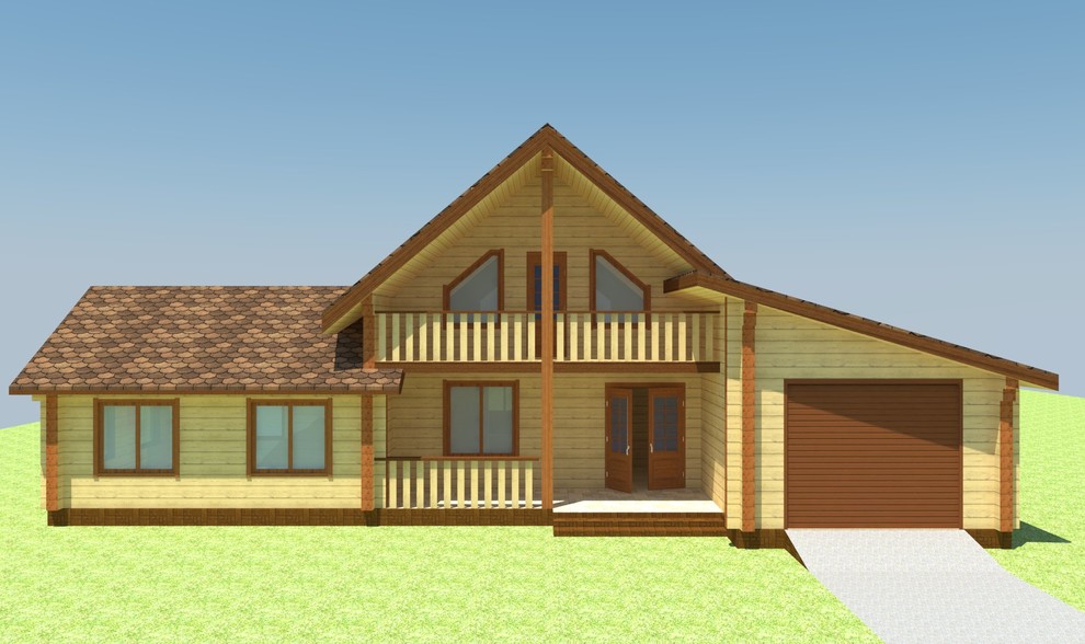 Проект дома из клееного бруса