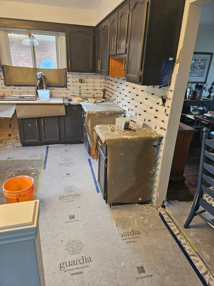 Kitchen Remodel (Floors & Backsplash)