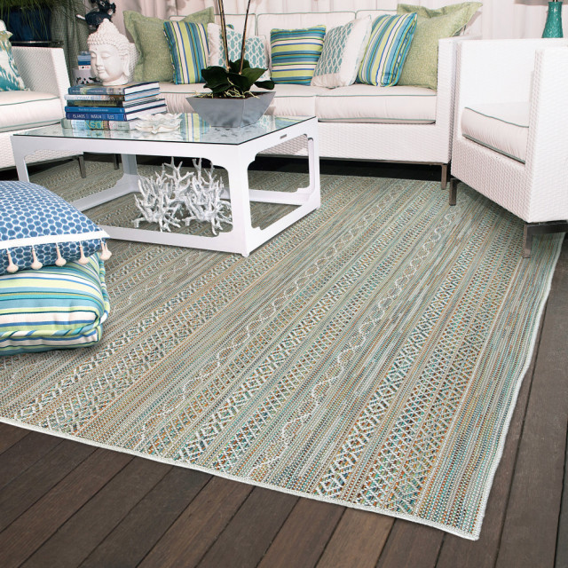 Zembra Island Indoor/Outdoor Boho Rug Scandinavian Outdoor Rugs by Stanton Carpet Corp Houzz