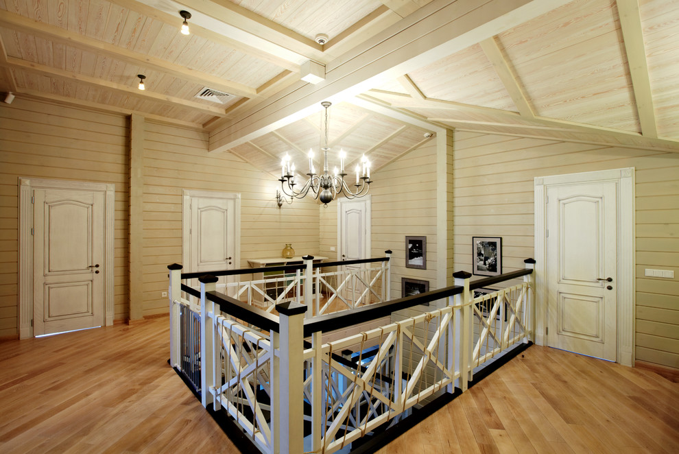 Дом из клееного бруса в стиле Прованс