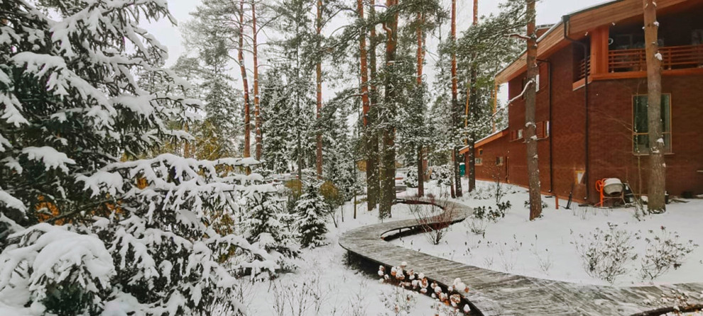 Ландшафтный дизайн участка с лесом В Покровском-Рубцове