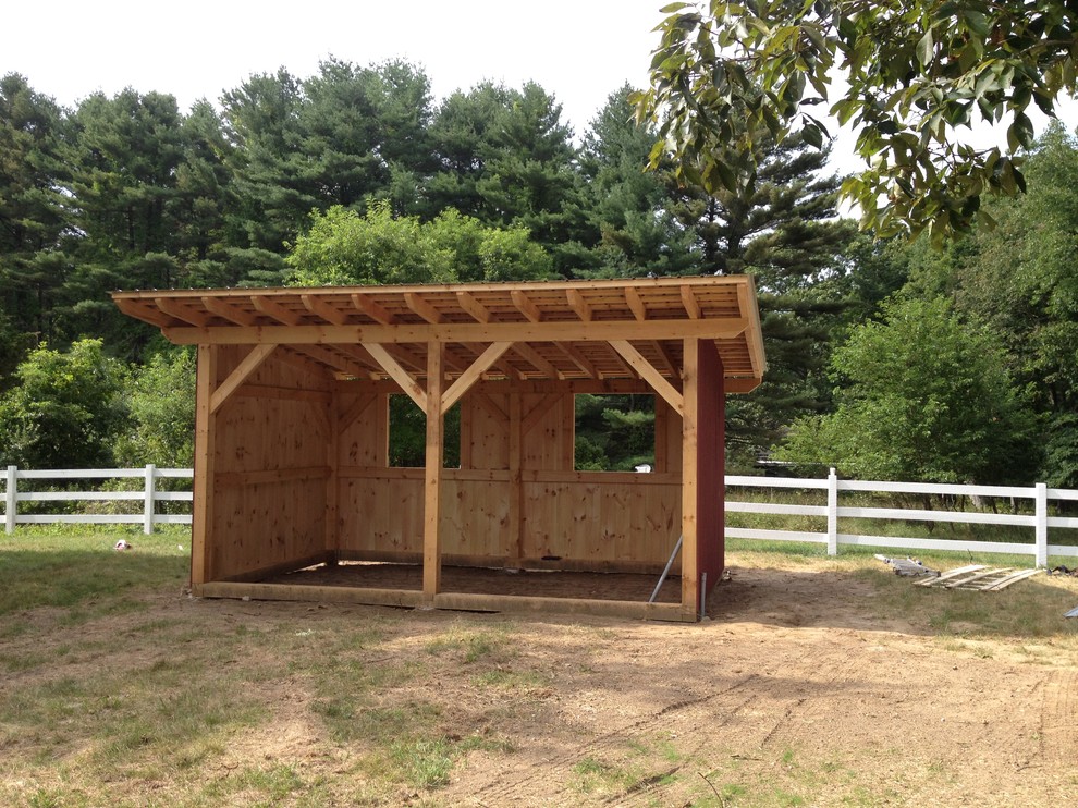Timber Frame Horse Cover Barn