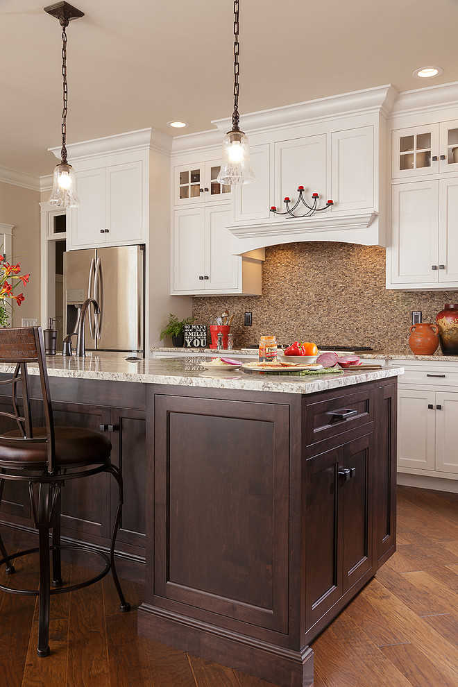 Inspiration for a large transitional kitchen remodel in Philadelphia