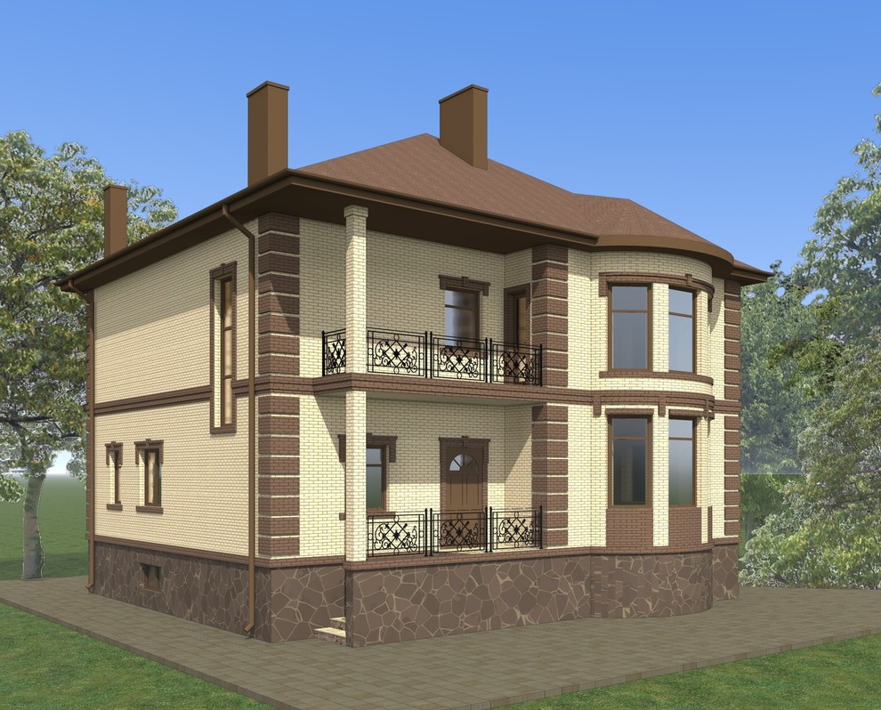 Двухэтажный жилой дом