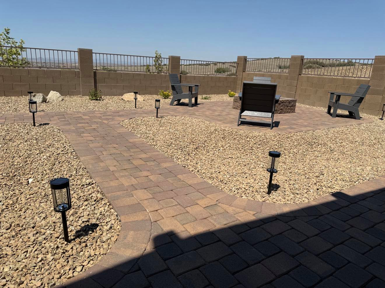 Another Picture of the backyard install