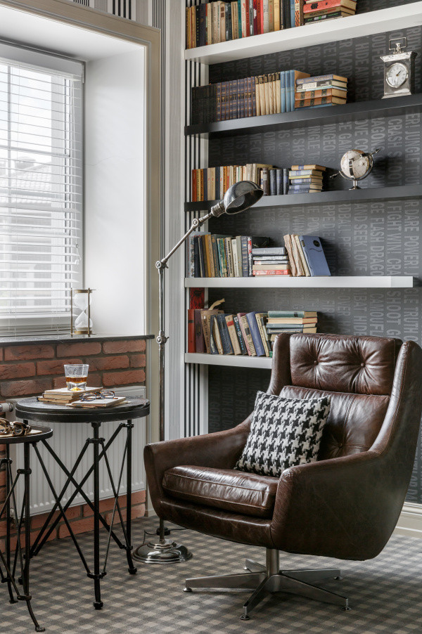 Интерьер дуплекса в поселке Бристоль Московская область. Правое крыло