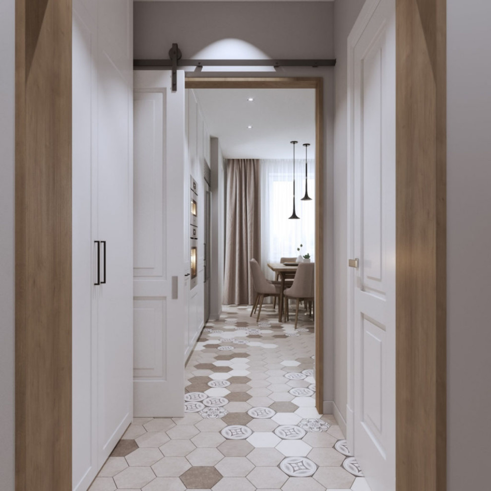 Дизайн-проект трехкомнатной квартиры для семьи из трех человек