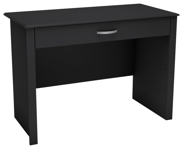 Black Laptop Computer Desk With Keyboard Tray Drawer Black Laptop Computer Desk With