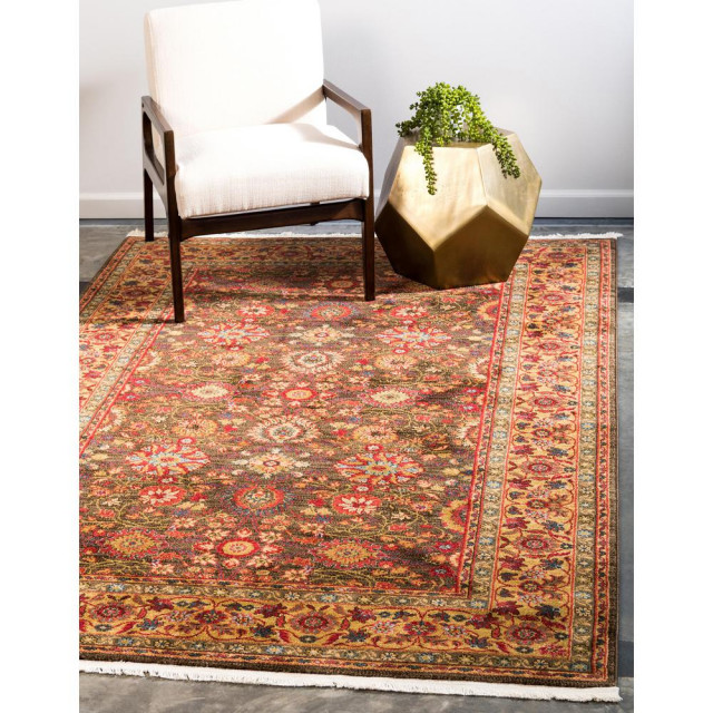 Unique Loom Monroe Edinburgh Rug, 10'x13' Traditional Area Rugs