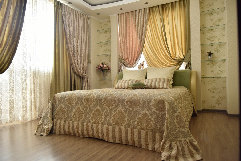 Текстильное оформление спальни