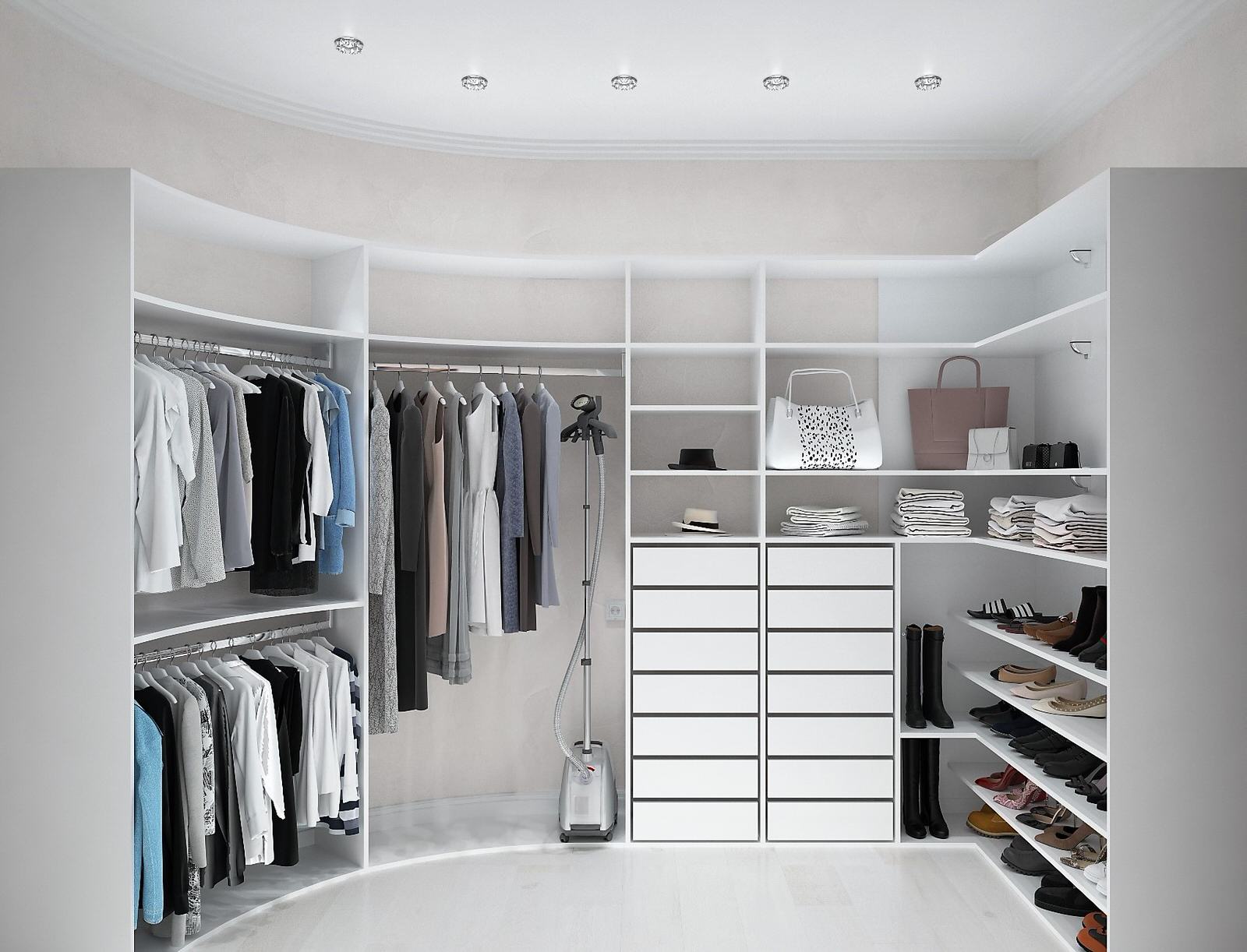 Дизайн интерьера частного дома первого этажа.