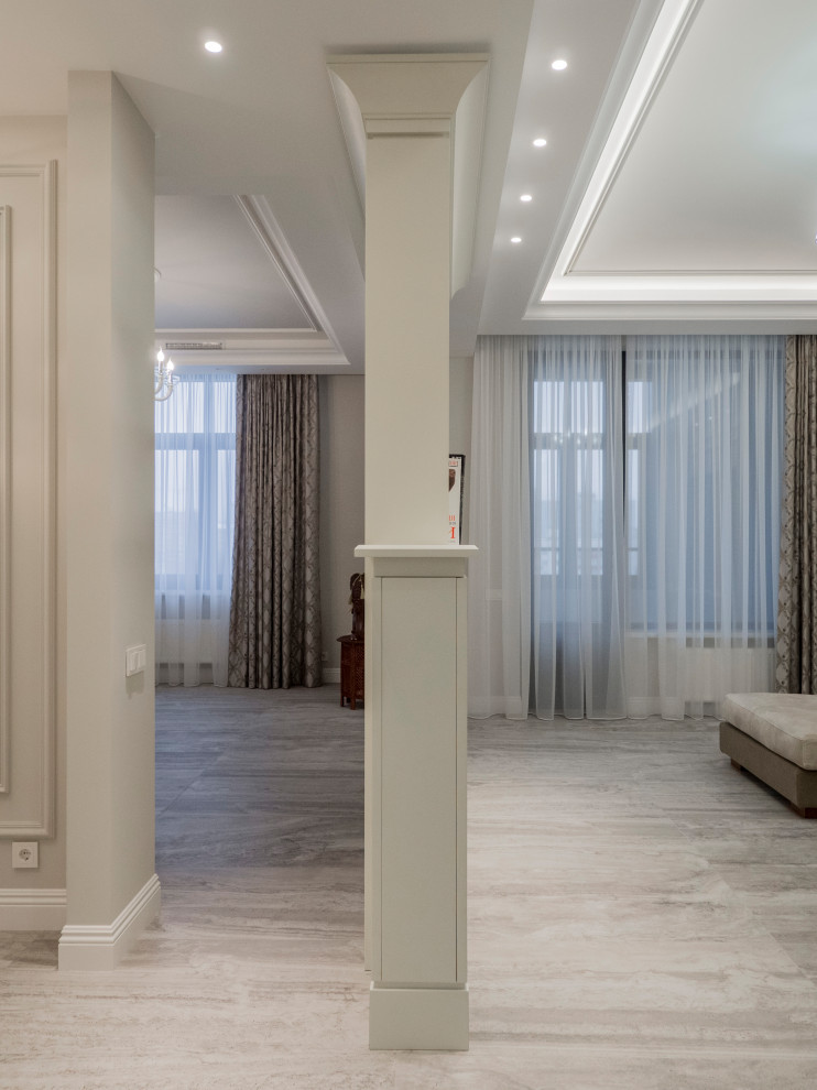 Комплексная меблировка квартиры в неоклассическом стиле