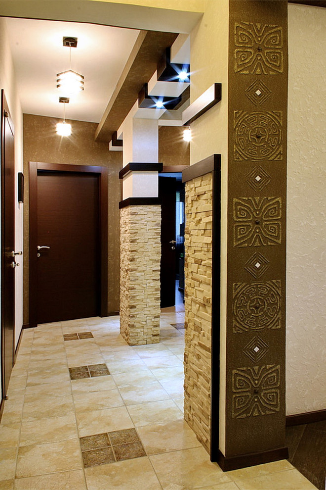 Квартира с африканскими мотивами в г. Обнинске.