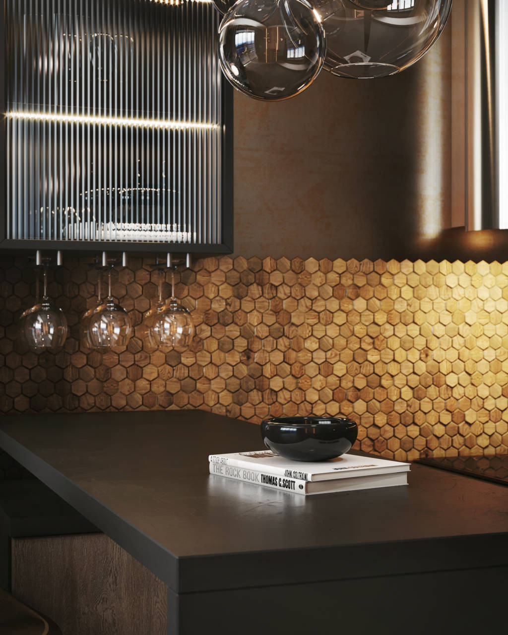 г. Санкт-Петербург, квартира 98 м2. Темно-золотой интерьер квартиры