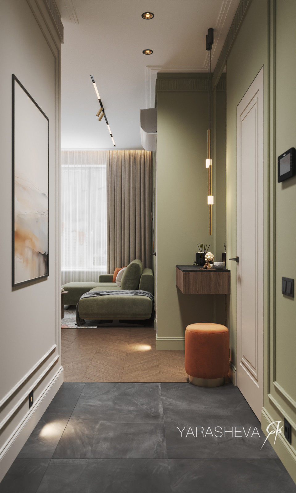 Дизайн интерьера квартиры в ЖК Небо