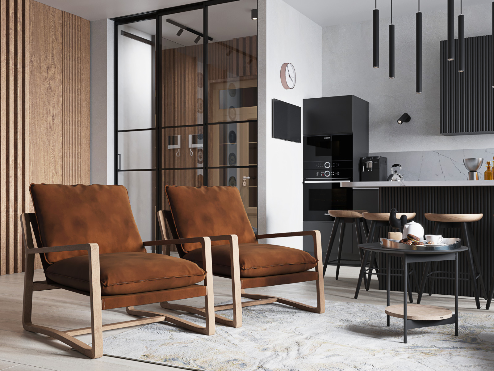 Гостиная в частном доме