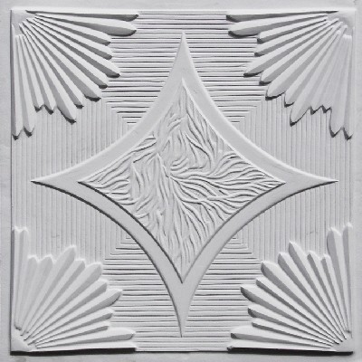 24 X24 D201 Pvc Faux Tin Ceiling Tiles Fire Rated Set Of 6