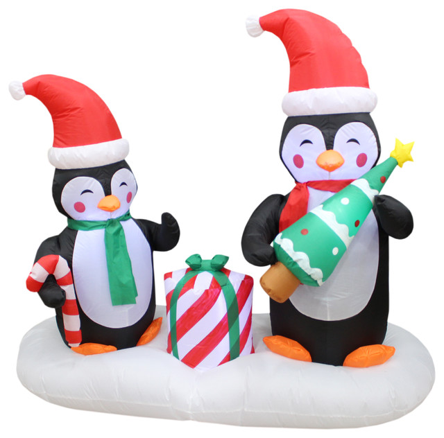 christmas inflatable penguins and giftbox yard decoration6 - Outdoor Christmas Inflatable Yard Decorations christmas inflatable penguins and giftbox yard decoration6 - Outdoor Christmas Inflatable Yard Decorations