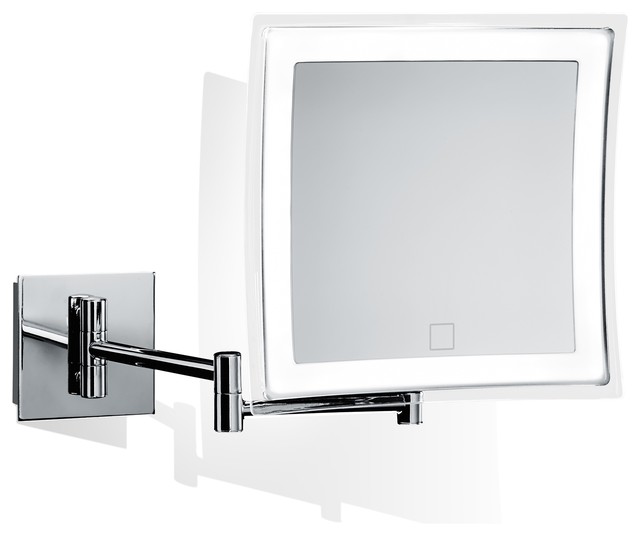 Smile 850t Hard Wired Wall Mounted 5x, Hardwired Wall Mounted Makeup Mirror 10x