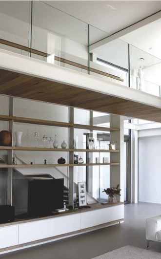 Casa H modern-vardagsrum
