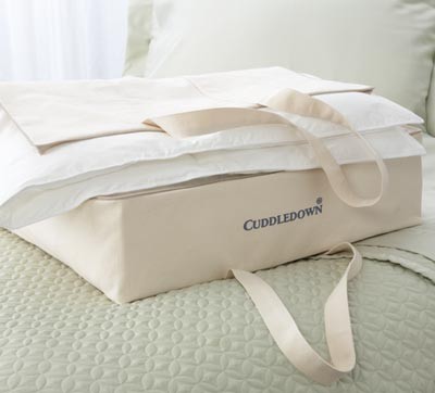 Cotton Canvas Zippered Storage Bag