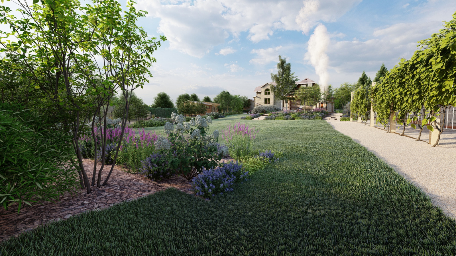 Сад "Мыльные пузыри" в с.Степаново