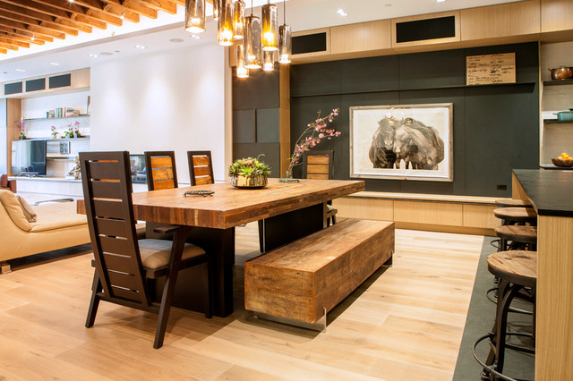Laight Street - TriBeCa Loft minimalistisch-esszimmer