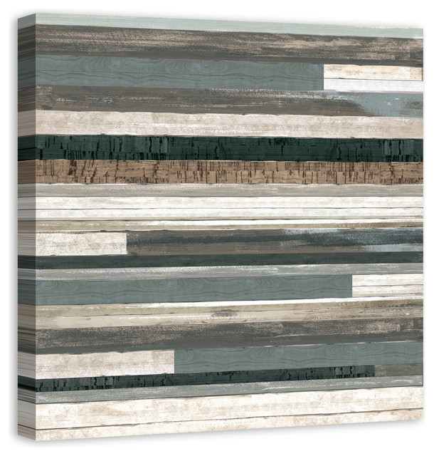 "Igneousn Lines Abstract" Canvas Wall Art, 30x30, 30x30 Contemporary