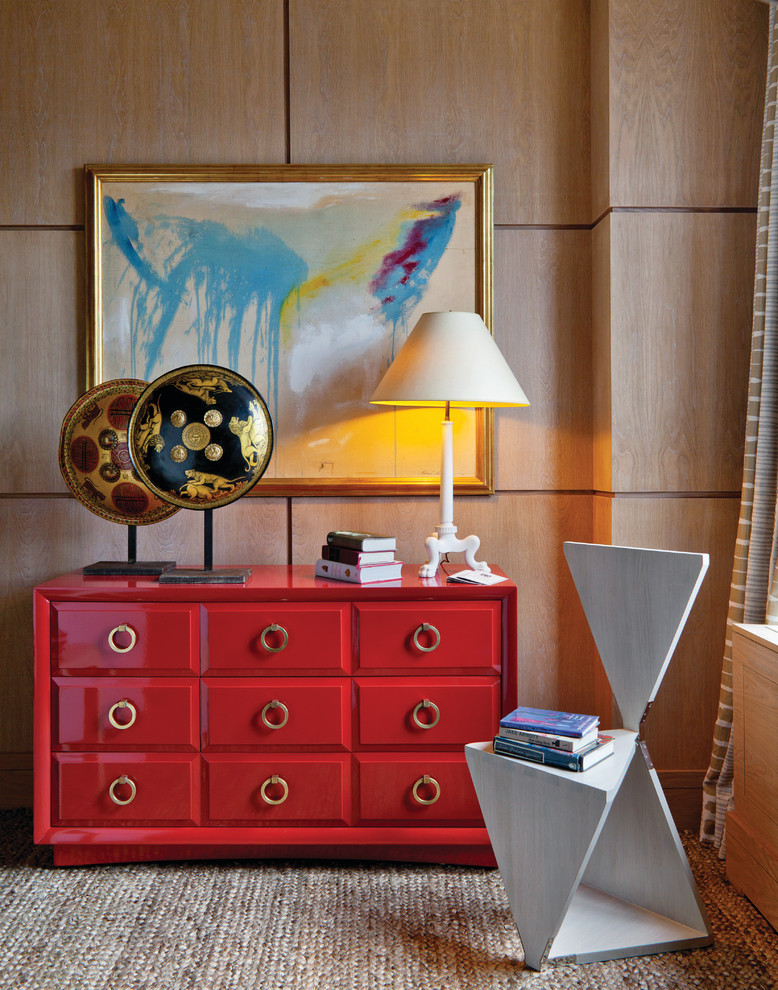 Example of a trendy home design design in New York