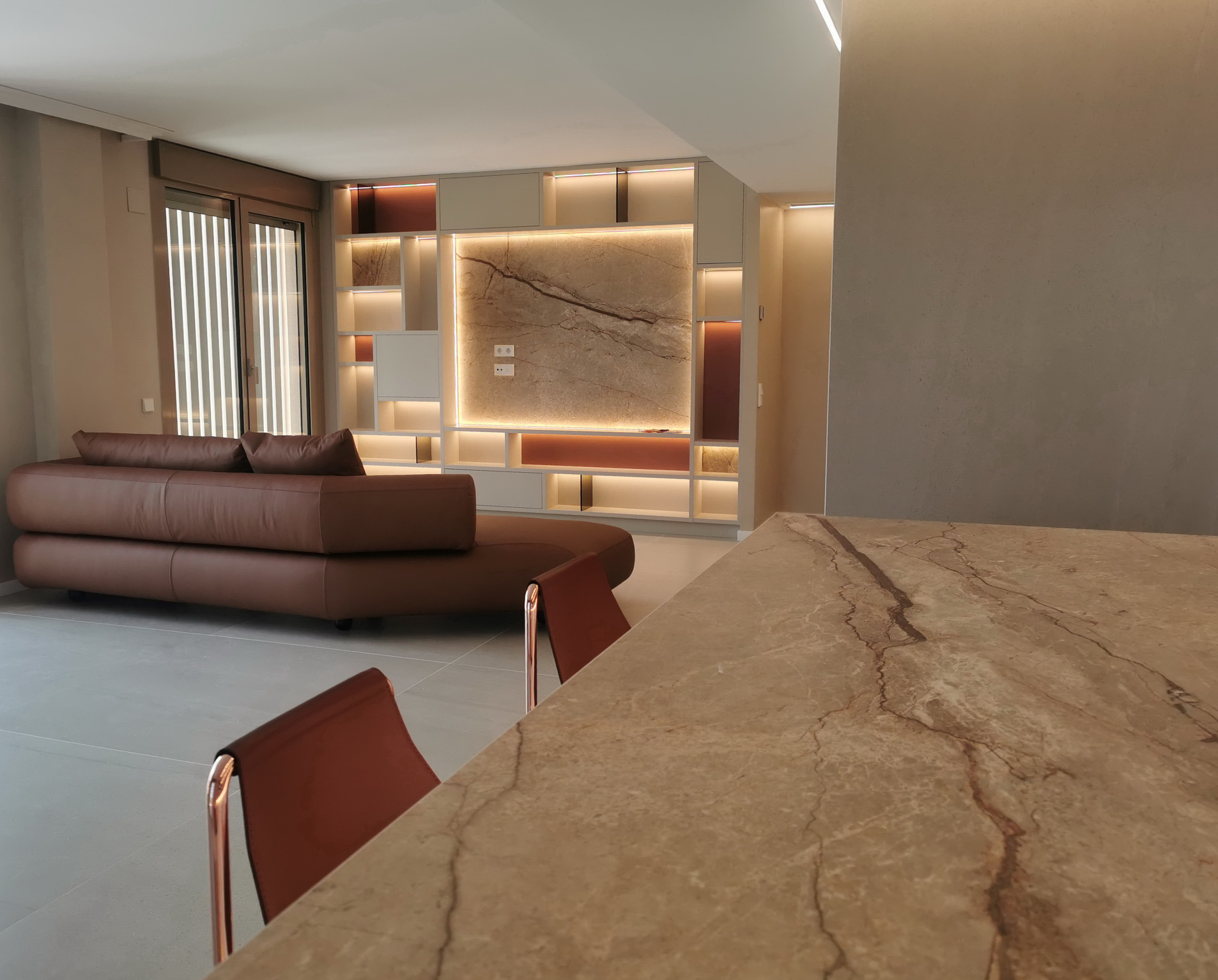 Proyecto de interiorismo y reforma integral ático -Valencia