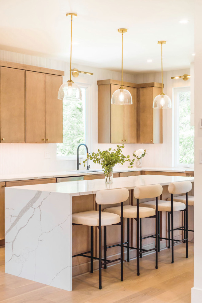 Contemporary Kitchen with Organic Modern Style