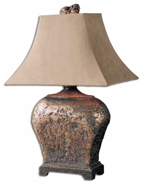 Uttermost Xander Table Lamp Rustic, Jaela Resin Table Lamp