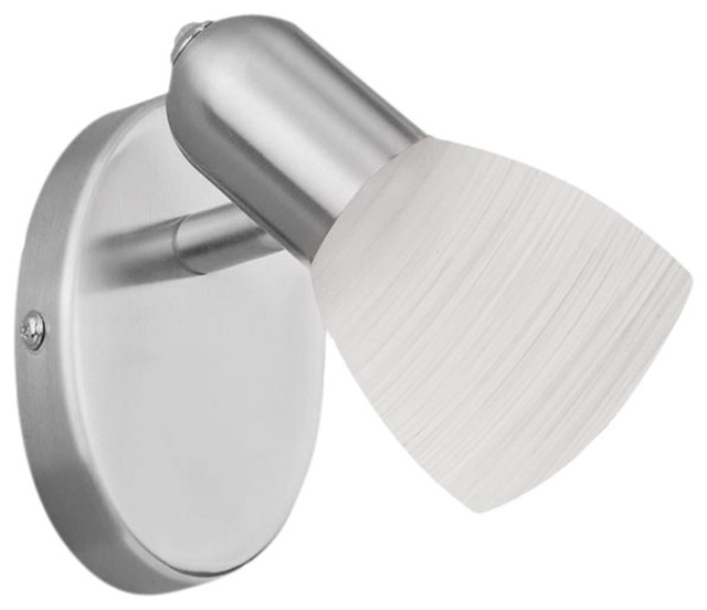 Eglo 88472A Matte Nickel 1X60W Wall Light