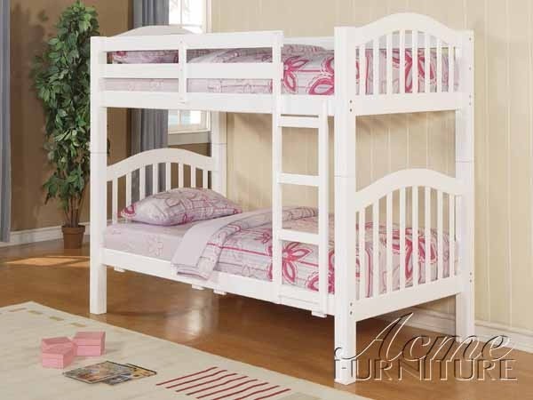 Acme Furniture - Heartland White Twin/Twin Bunk Bed - 2354A